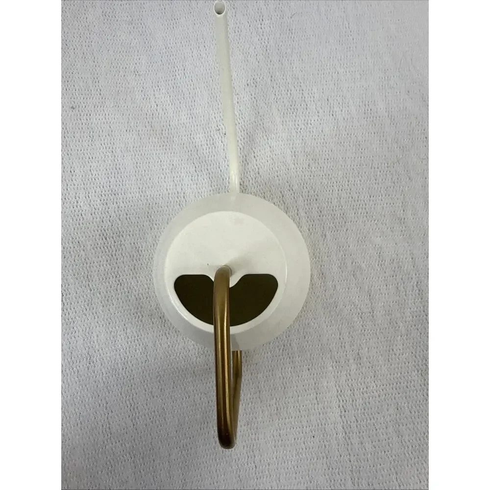 IKEA VATTENKRASSE Watering Can Ivory Gold 30 oz 0.9L Metal 40394118
